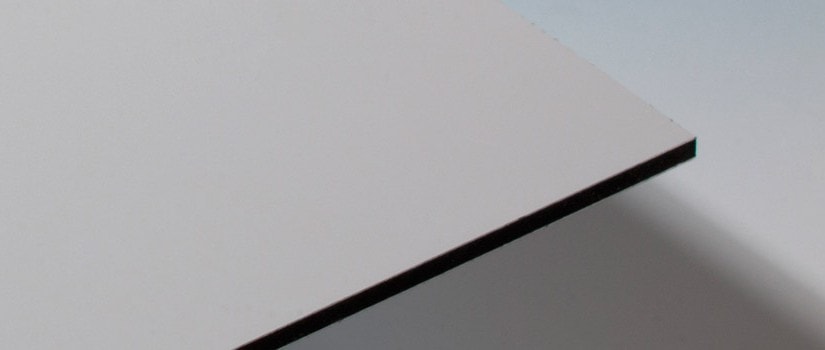 Aluverbundplatte Weiss 150x100cm 3mm Küchenrückwand Fassaden Verkleidung Alu 