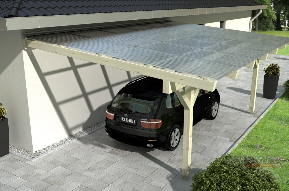 Holz-Carport einfach selbst bauen - der schnelle Weg zum günstigen Unterstand für Ihre Fahrzeuge.