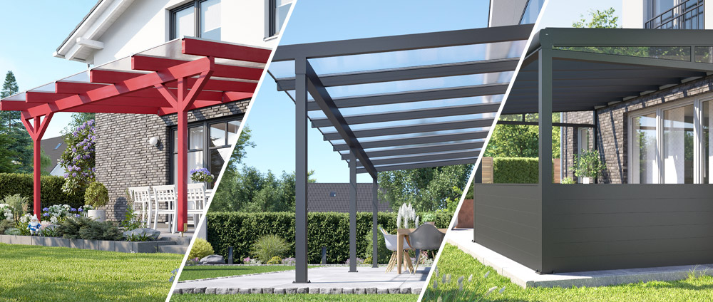 Terrassendach bauen - der große Ratgeber.