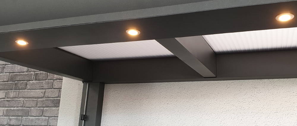 REXOlight LED-Beleuchtung für Vordächer