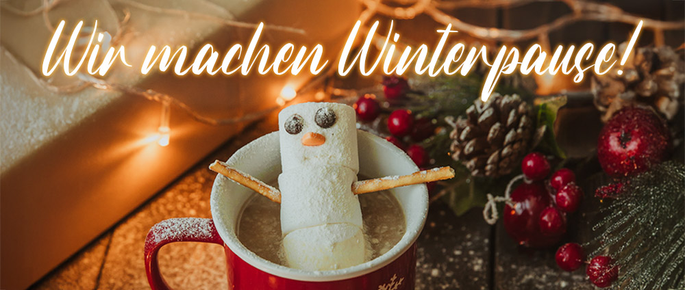 Wir machen Weihnachstspause