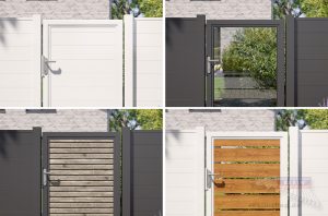 Ein Gartentor für jeden Geschmack, perfekt passend zu unseren Garten- und Sichtschutzzäunen.