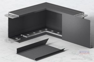 Eckverbinder lassen sich einfach aufstecken.