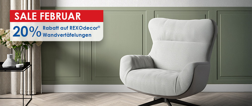 Wandvertäfelung mit satten 20% Rabatt kaufen!