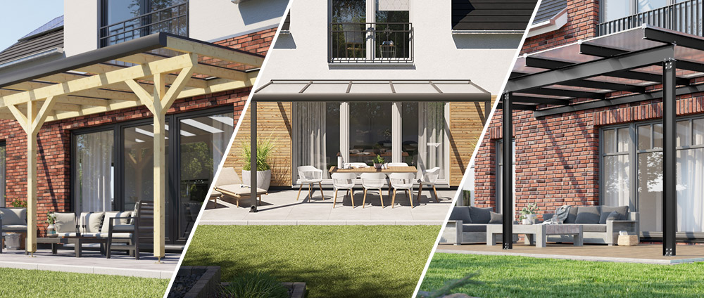 Die Terrasse als neuer Lieblingsplatz? Ein Terrassendach macht's möglich. Wer seine Terrasse überdachen möchte, steht allerdings vor einigen Fragen und Entscheidungen.