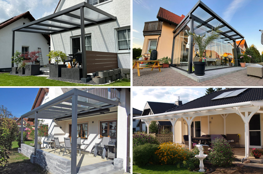 Terrassenüberdachungen in vielen Varianten: welche soll man wählen?